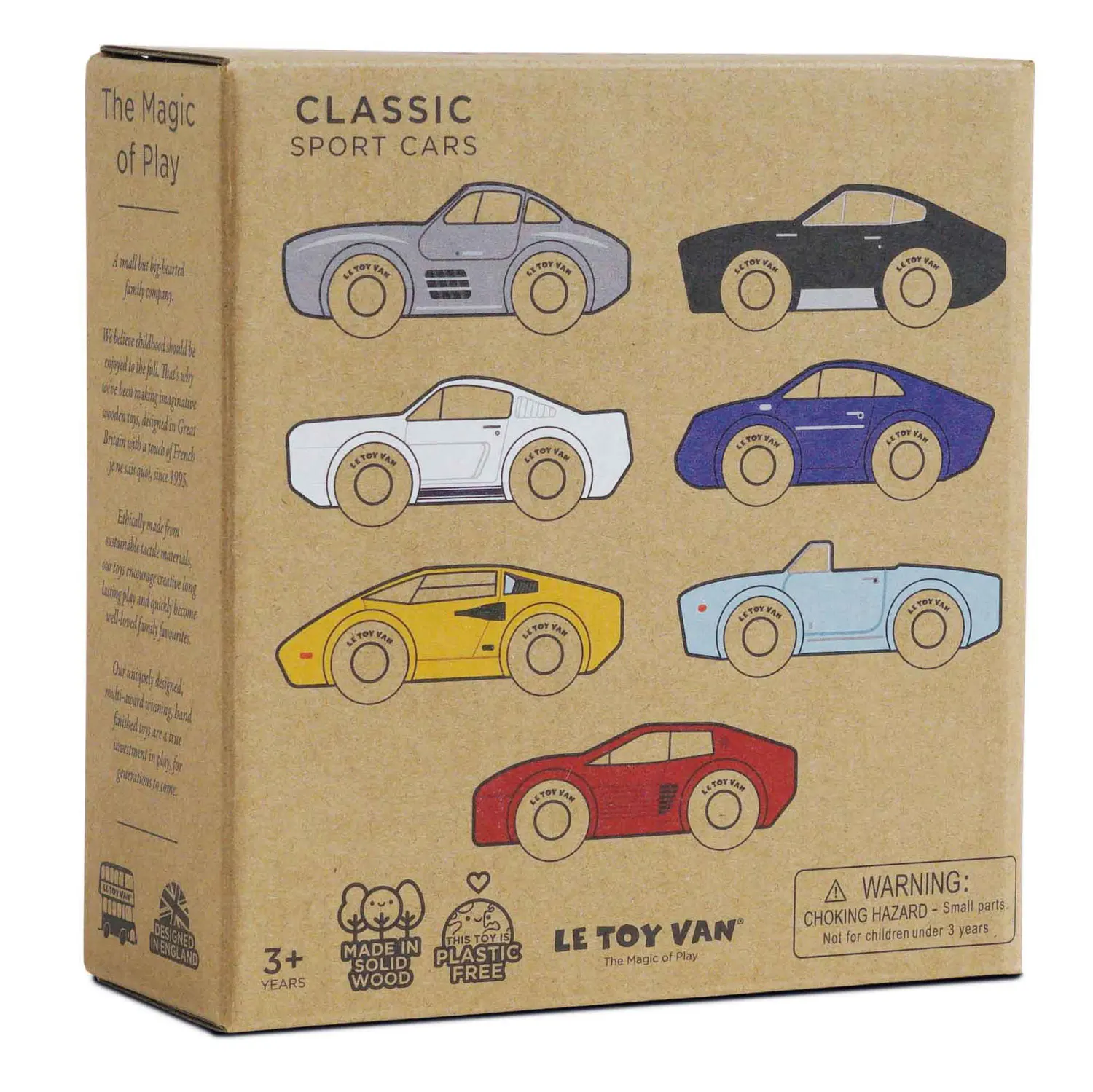 Classic Sportwagen / Classic Wooden Sports Car Set-Le Toy Van (LTV)
