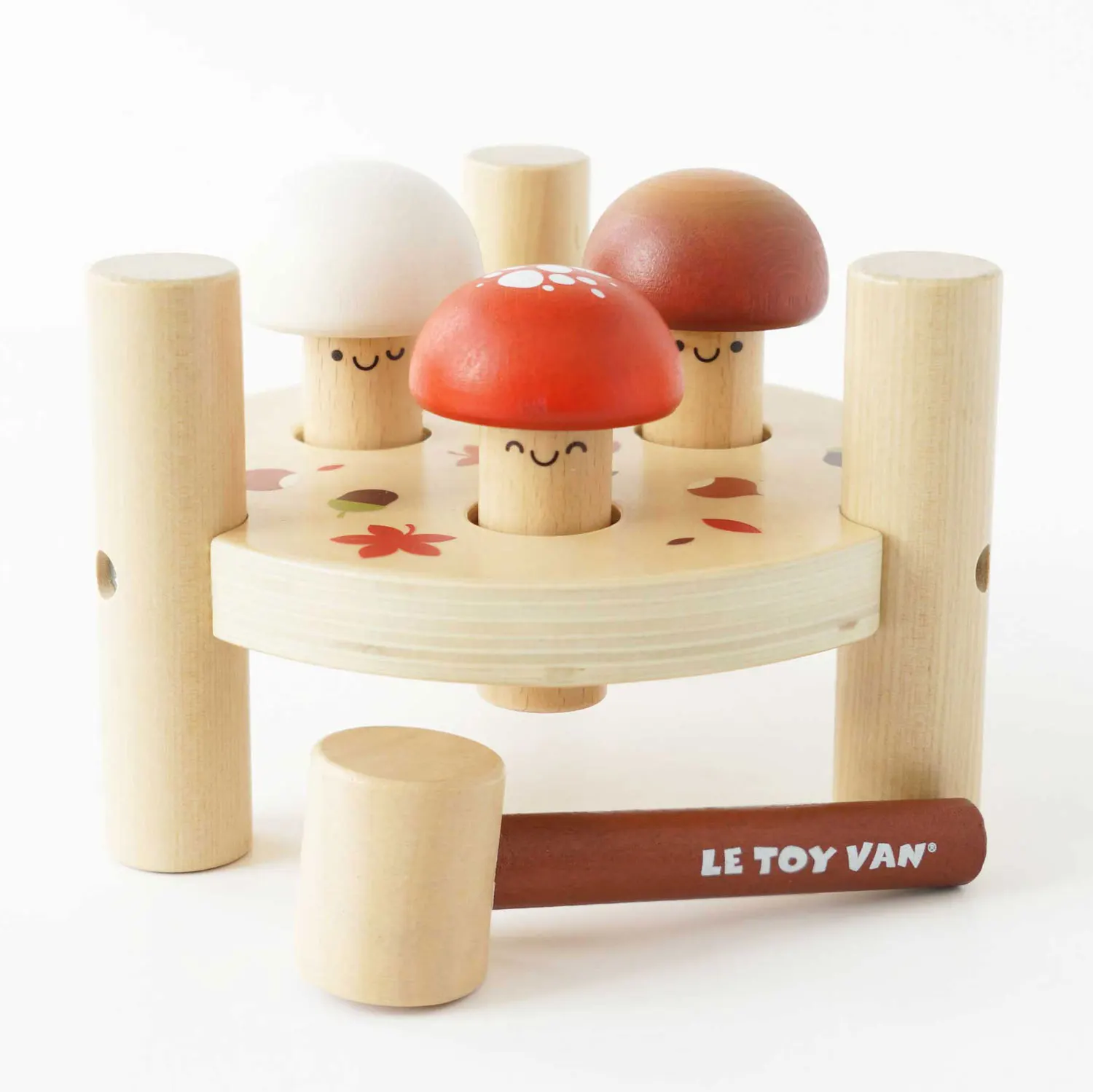Hammerspiel Pilz / Woodland Mushroom Hammer Game (New Look)-Le Toy Van (LTV)