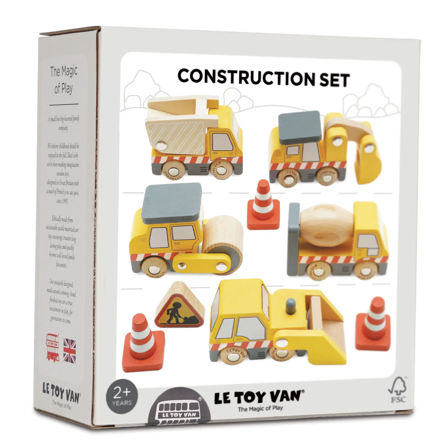 Baufahrzeuge / Construction Toy Cars, Trucks & Diggers (New Look)-Le Toy Van (LTV)