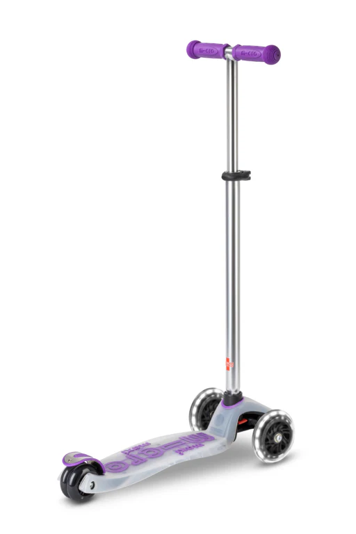 Maxi Micro deluxe flux LED purple-Micro-Mobility Systems
