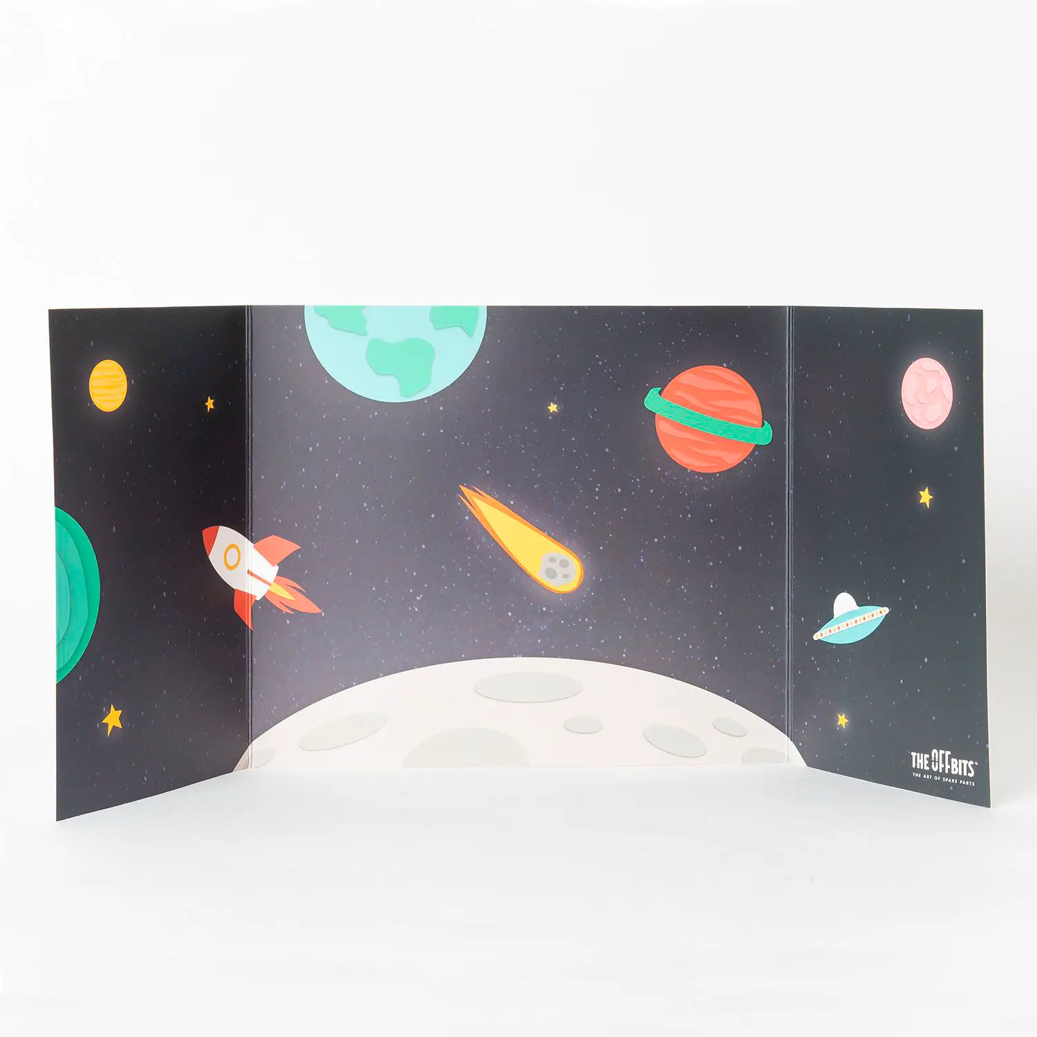 Space mission, suitcase pack more than 150 parts-TheOffbits