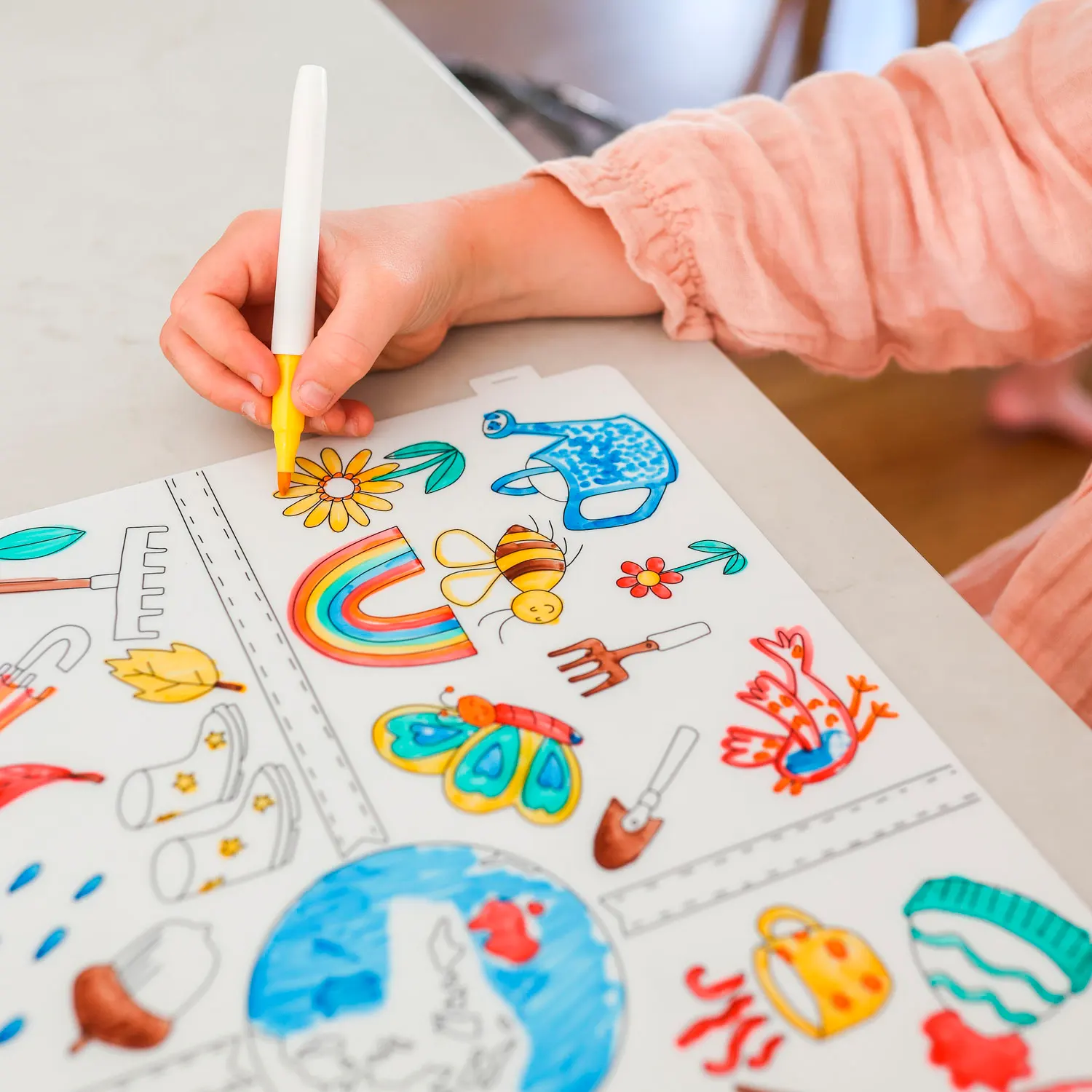 Scribble Mat 6 Farben / 6 colors - Season of the year-JuegaConmigo