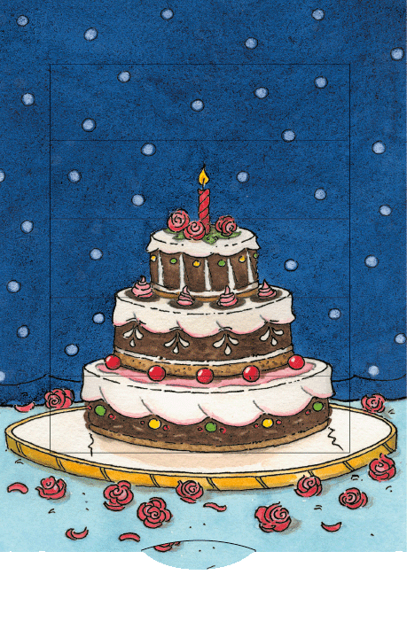 Lebende Karte SM106 Mäusetorte-Bärenpresse