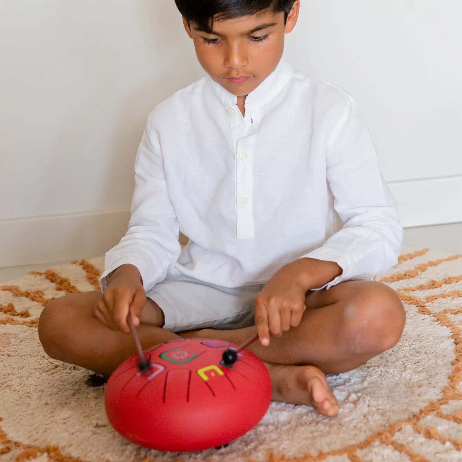 Tambu Steel Drum - Scarlet Sunset (Matt Red)-JuegaConmigo