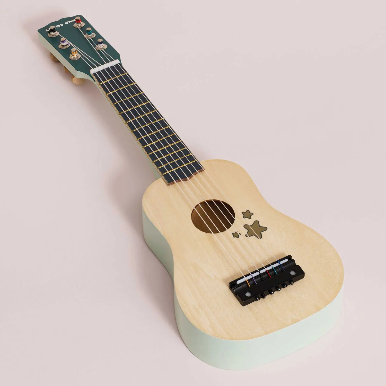 Spielzeuggitarre aus Holz / Wooden Guitar Play Instrument