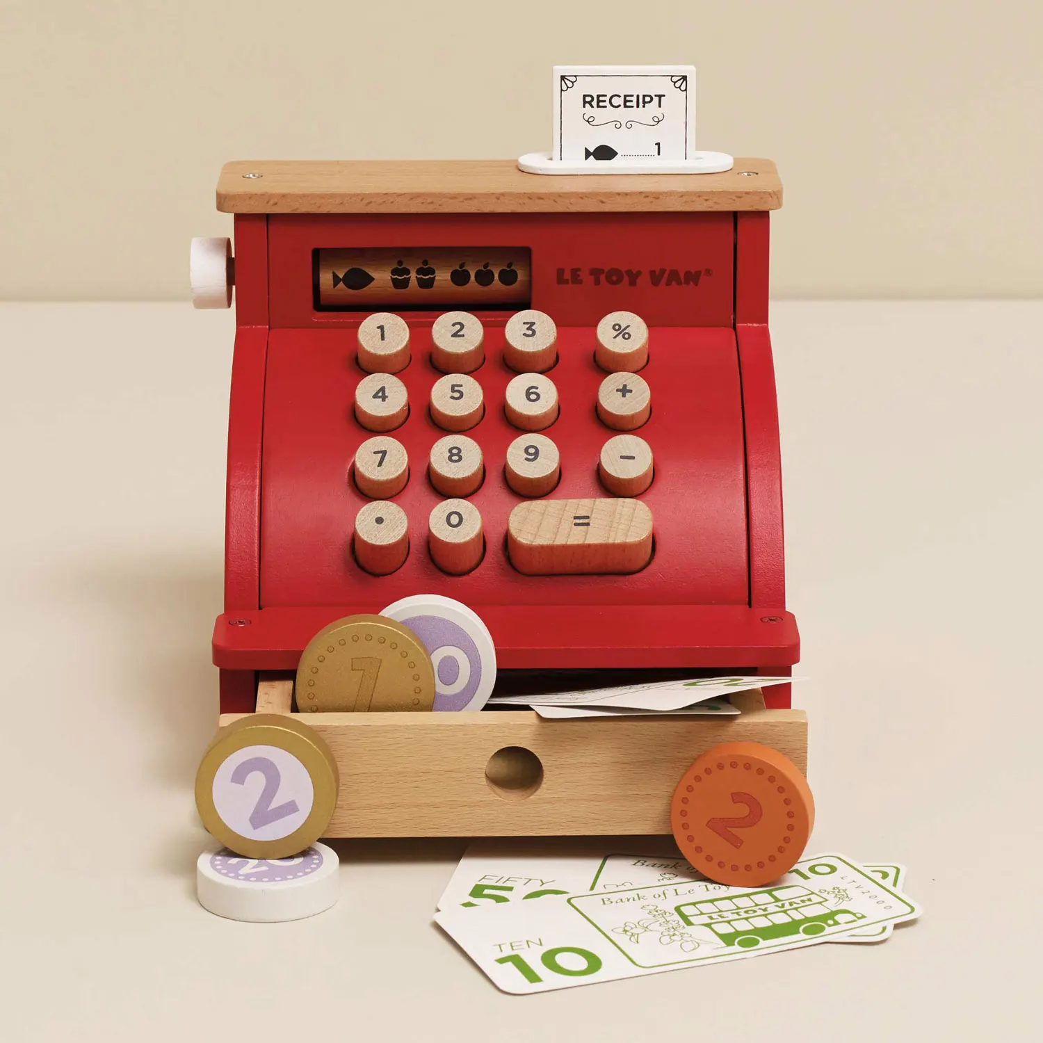 Registrierkasse / Shop Till - Cash Register & Money-Le Toy Van (LTV)