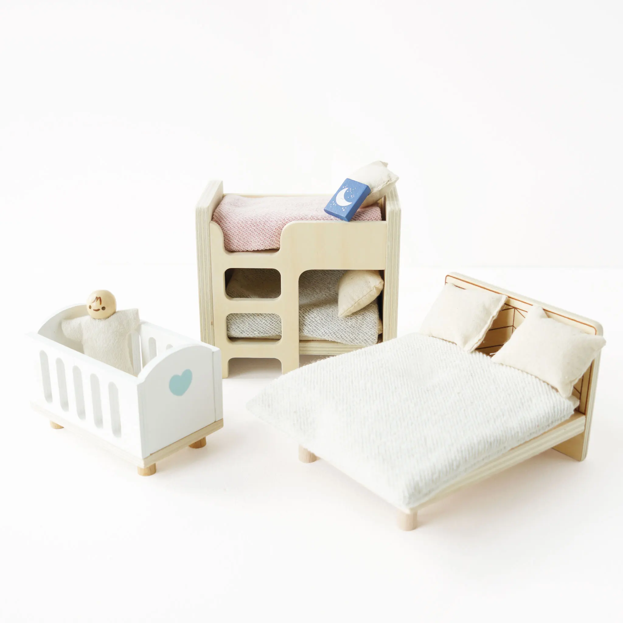 Starter Set Puppenhausmöbel/Complete DollsHouse Furniture Set (New Look)-Le Toy Van (LTV)