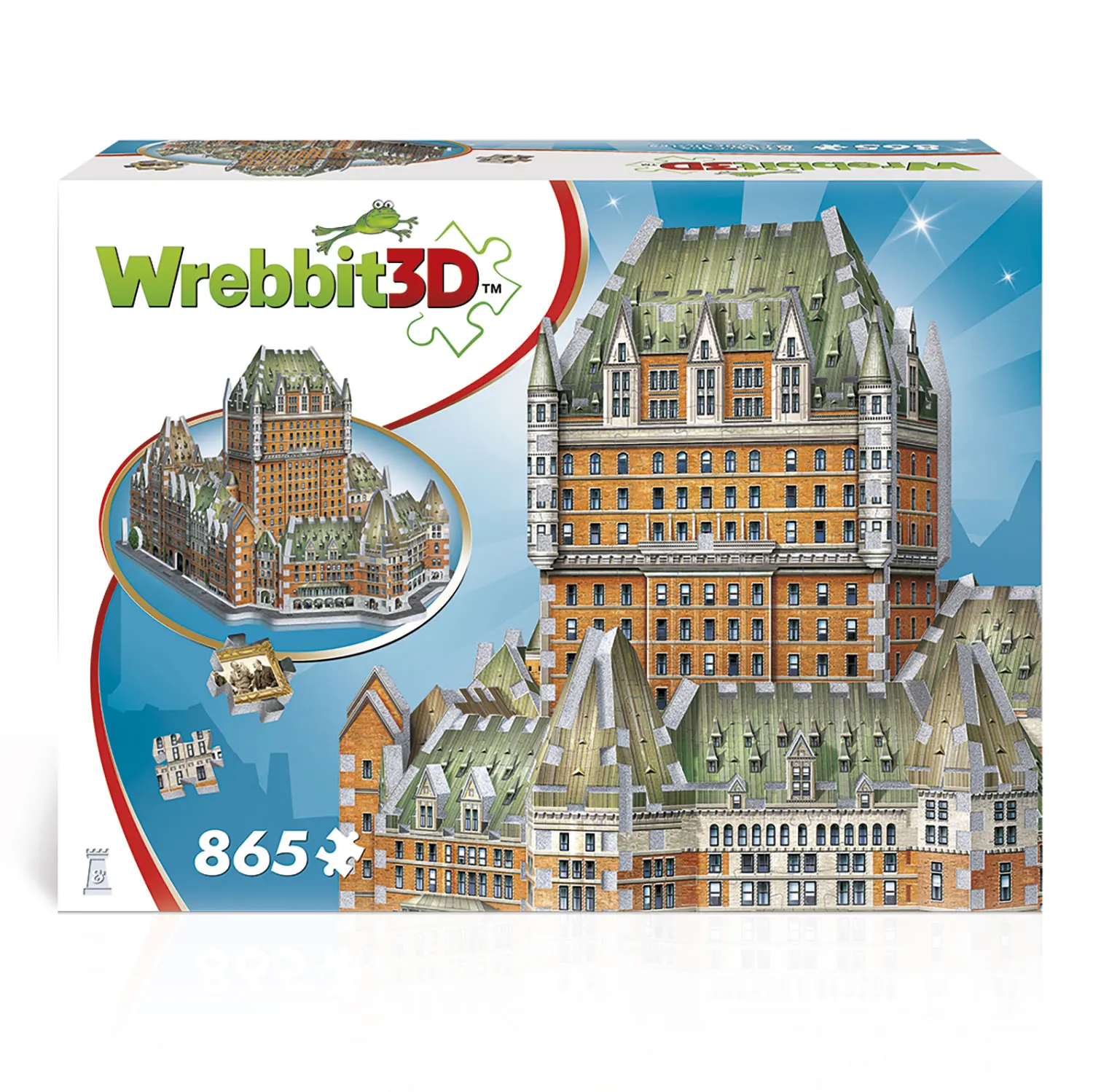 Chateau Frontenac / Quebec City Schloßhotel, 865 pcs-Wrebbit-3D Puzzles