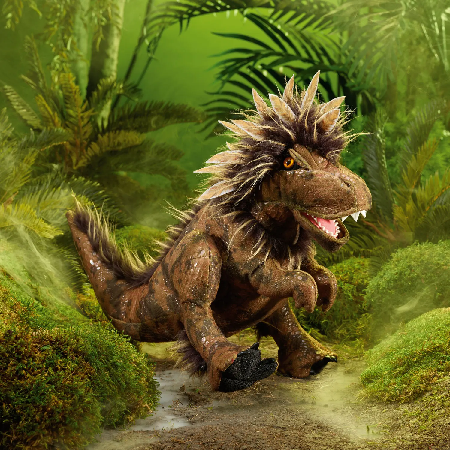 Feathered Tyrannosaurus Rex / TREX mit Federn-Folkmanis® Handpuppen