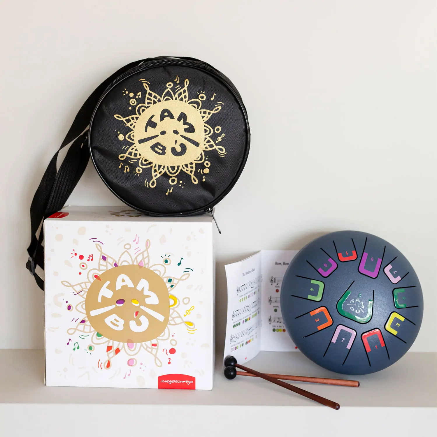 Tambu Steel Drum - Deep Space (Matt Anthrazit)-JuegaConmigo