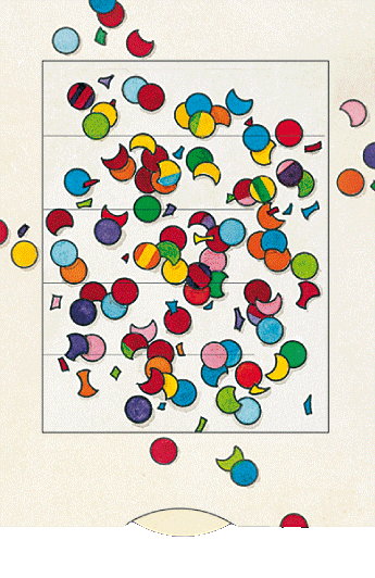 Lebende Karte SM01 Konfettiherz-Bärenpresse