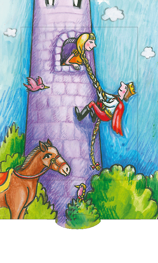 Lebende Karte EK129 Rapunzel-Bärenpresse