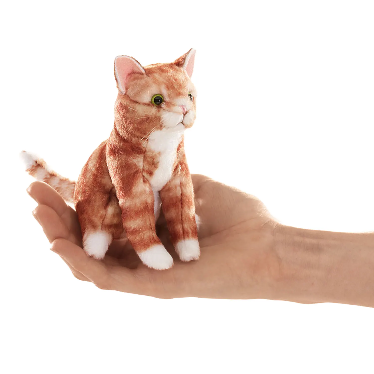 Mini Orange Tabby Cat / Mini Kätzchen, orange-Folkmanis® Handpuppen