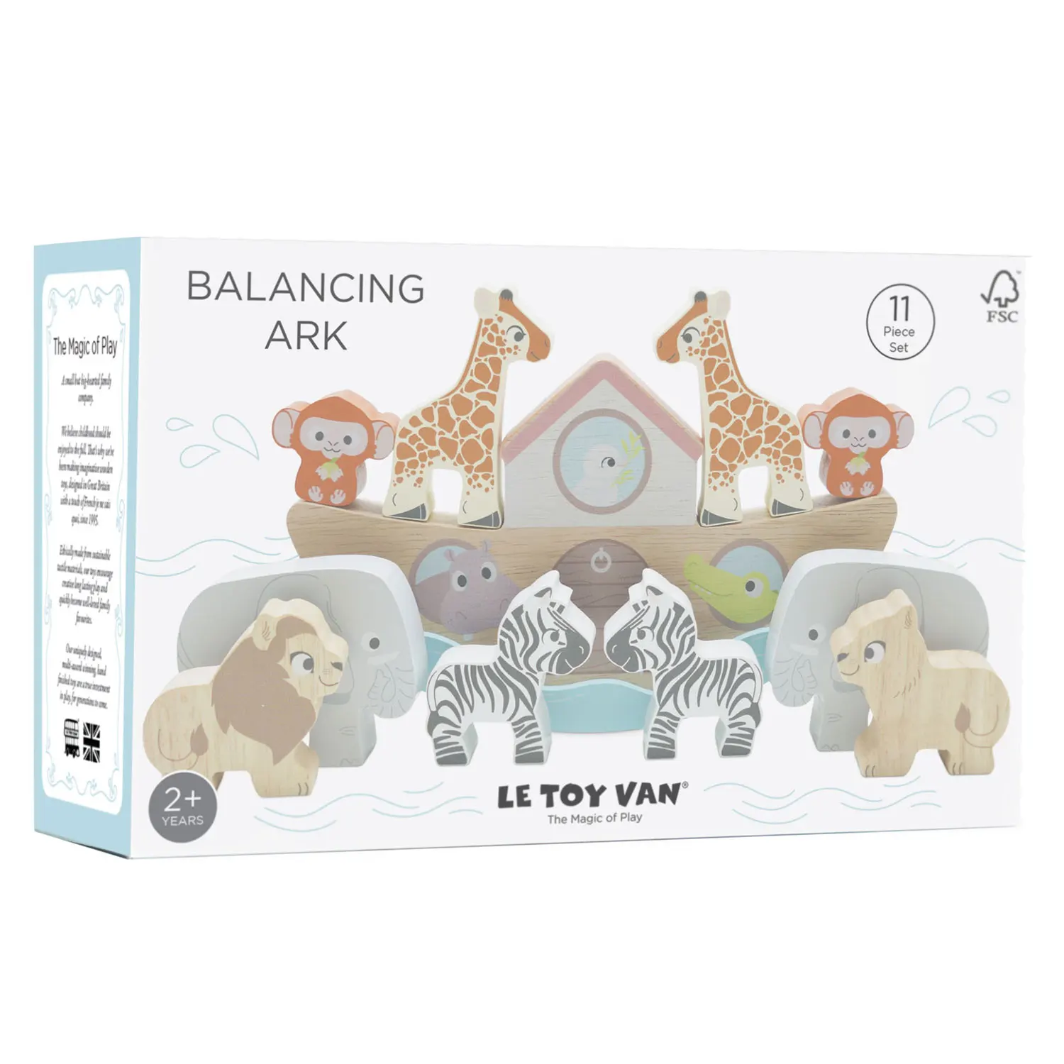 Noahs Balancierspiel / Noahs Balancing Ark Animal Stacker (New Look)-Le Toy Van (LTV)