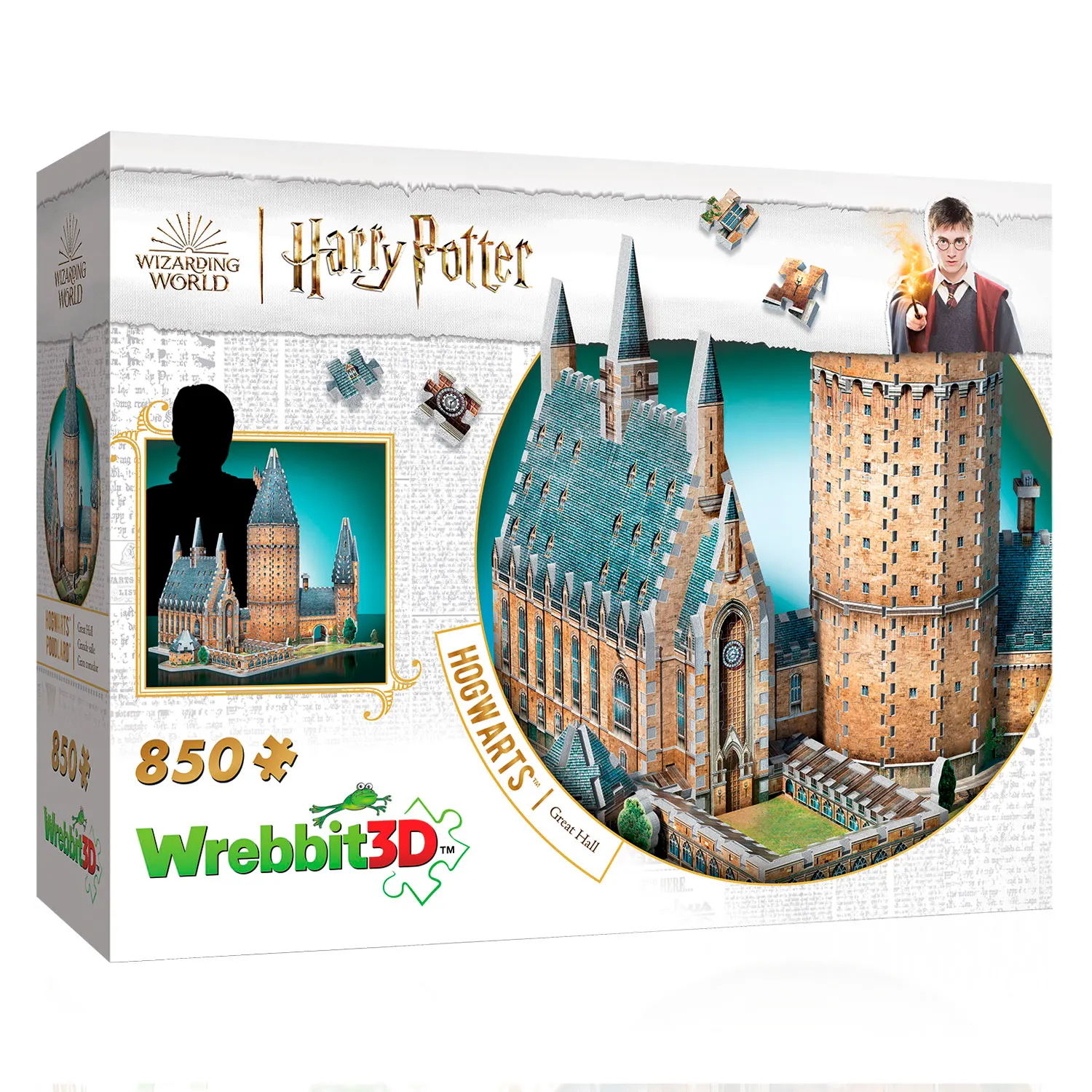 Hogwarts Große Halle Harry Potter / Hogwarts Great Hall 850 pcs 3D-Puzzle-Wrebbit-3D Puzzles