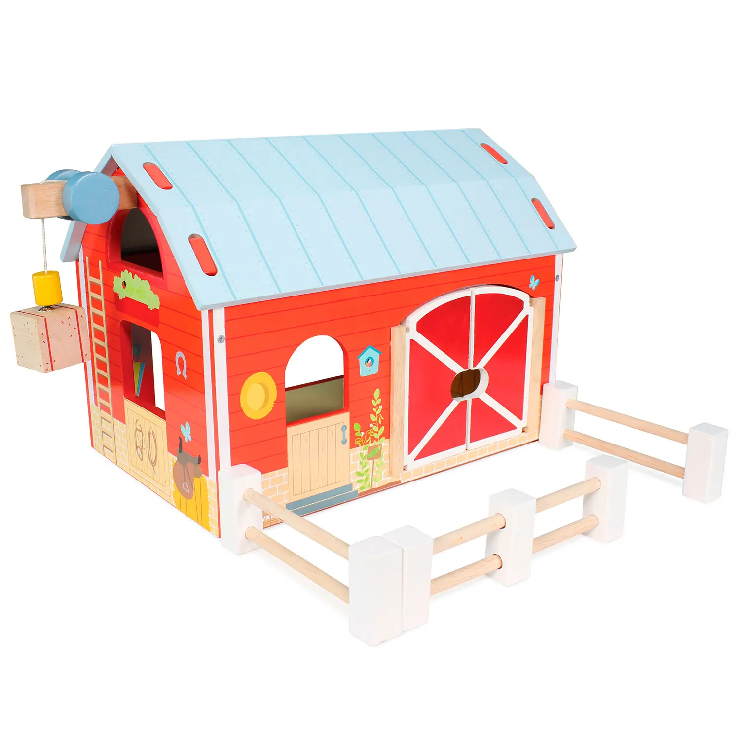 Rote Scheune / Farmyard Animal Barn-Le Toy Van (LTV)