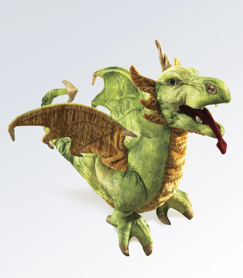 Lindwurm-Drache / Wyvern Dragon-Folkmanis® Puppets
