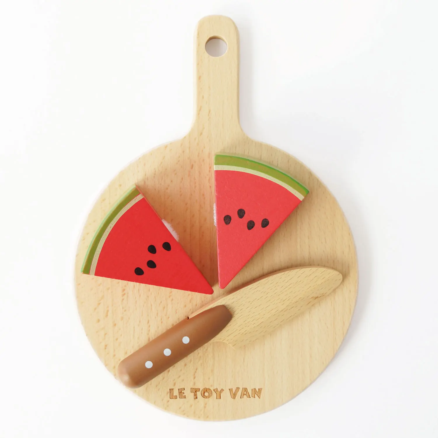 Schneidebrett mit Superfood / Wooden Chopping Board & Sliceable Play Food-Le Toy Van (LTV)