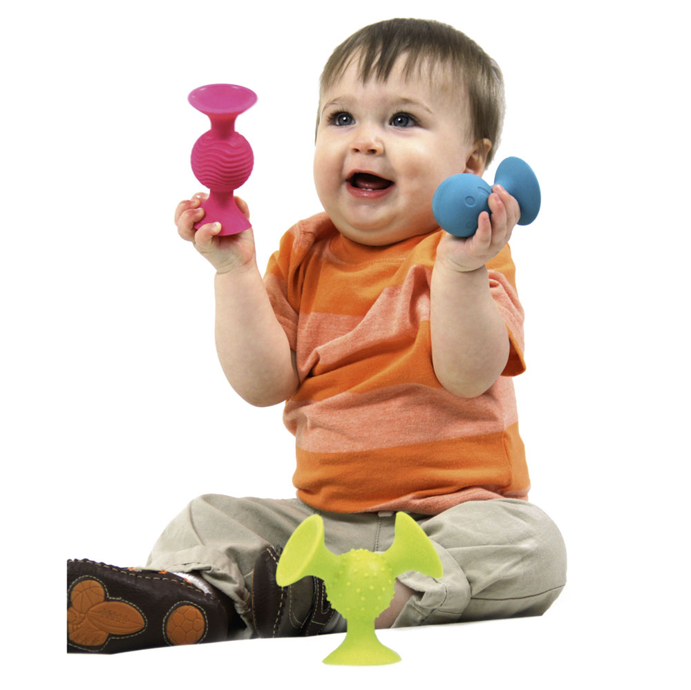 Pip Squigz - Rasselsaugnäpfe, Sinneswahrnehmung-TOMY