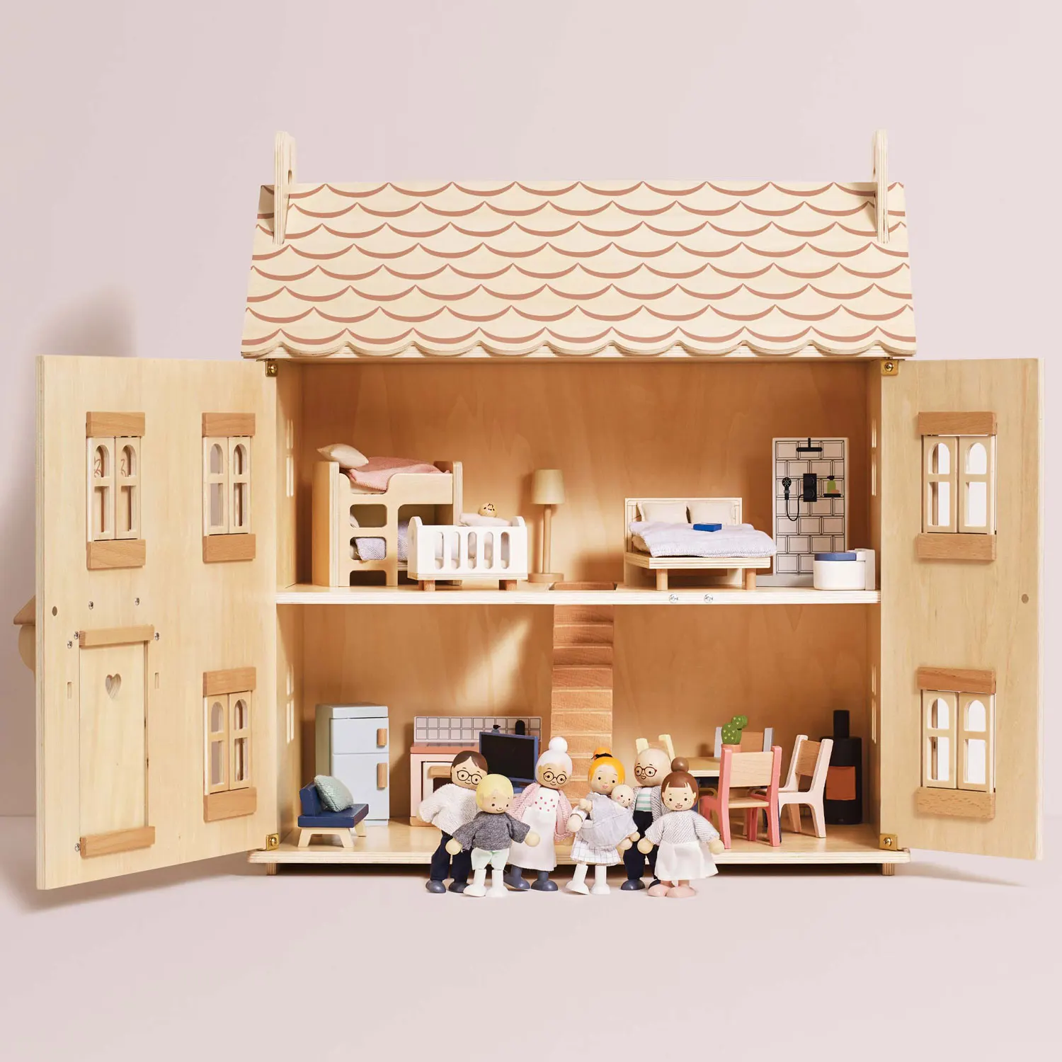 Marie’s Natural Wood Dolls House