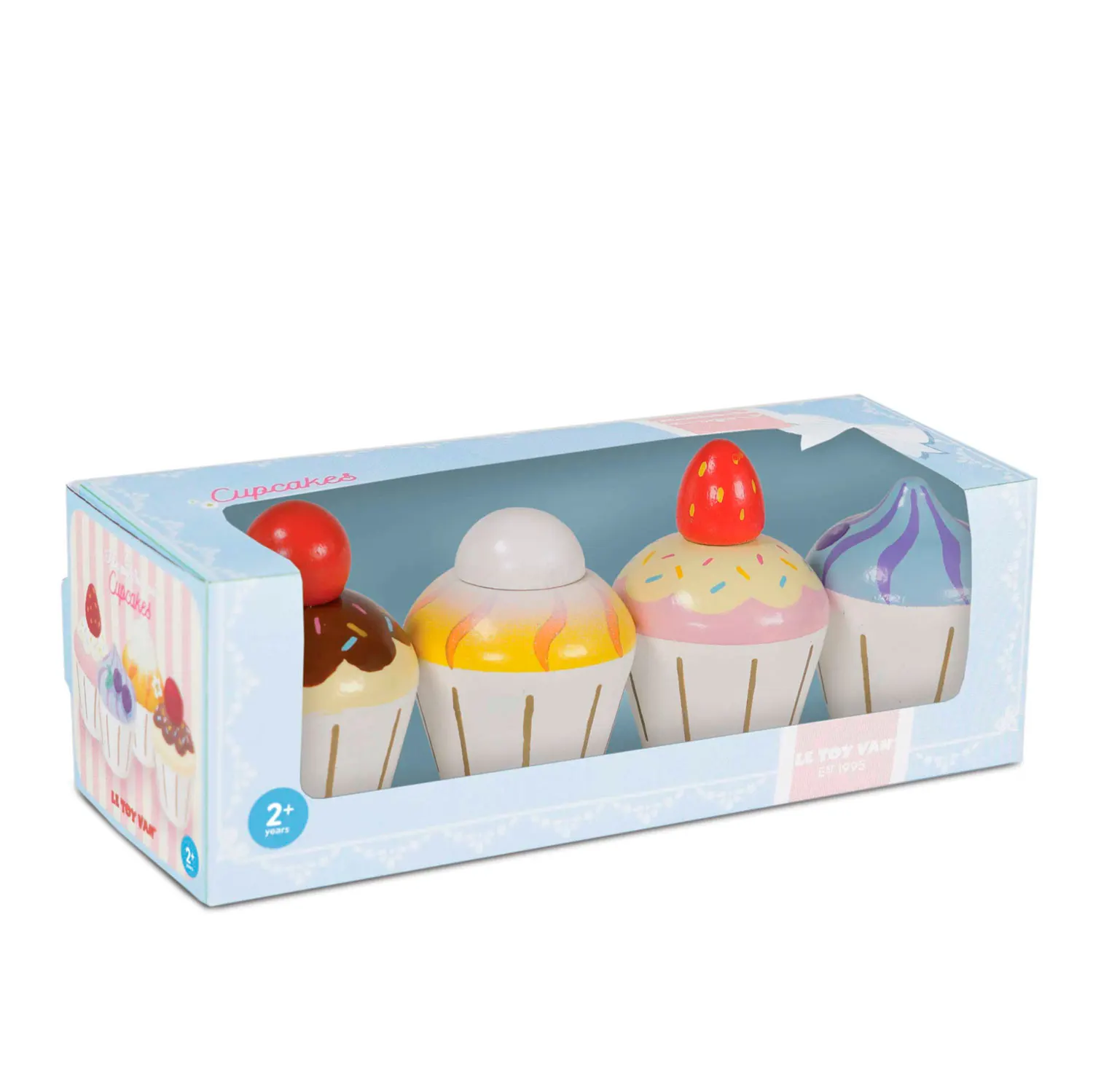 Cupcakes / Wooden Cupcake Play Food Set-Le Toy Van (LTV)