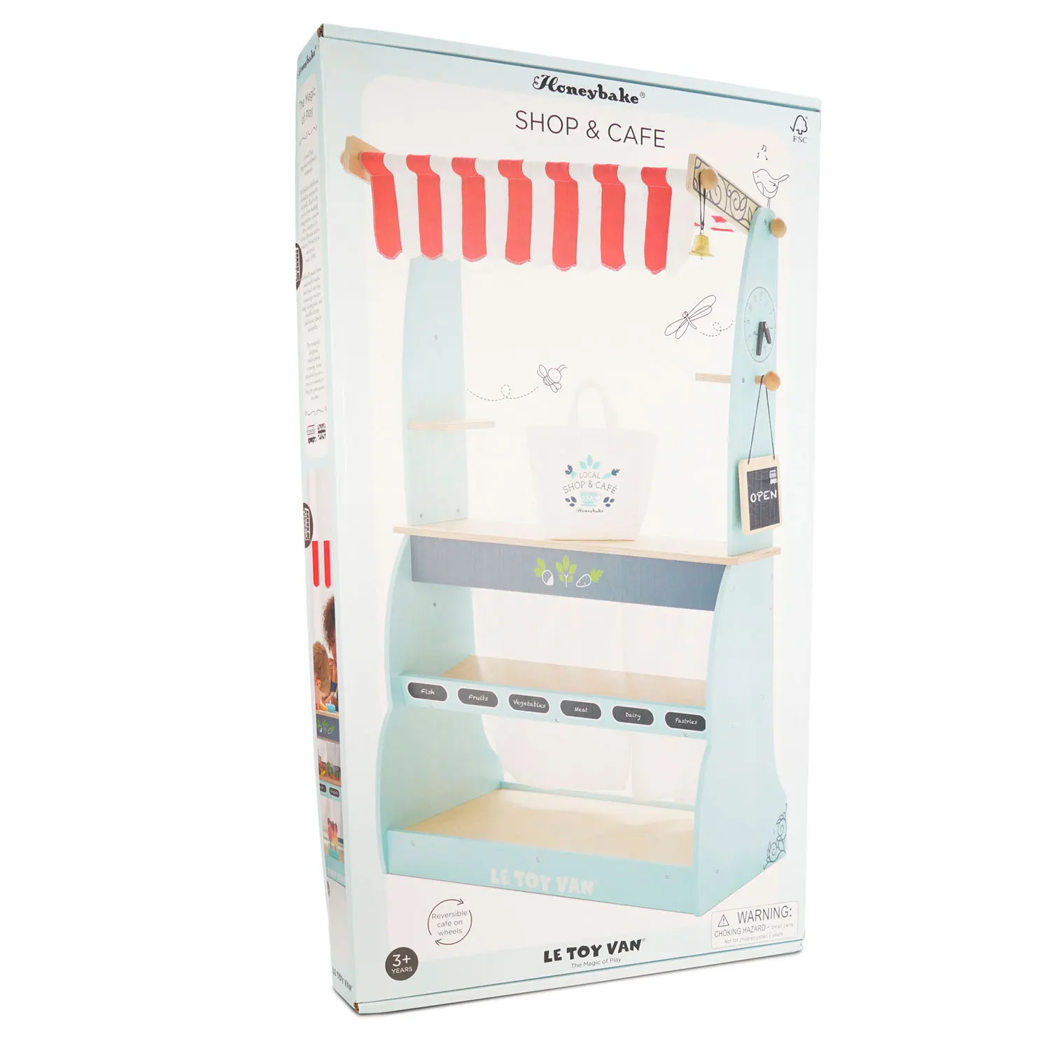 Laden & Cafe / Shop & Cafe Market Stand-Le Toy Van (LTV)