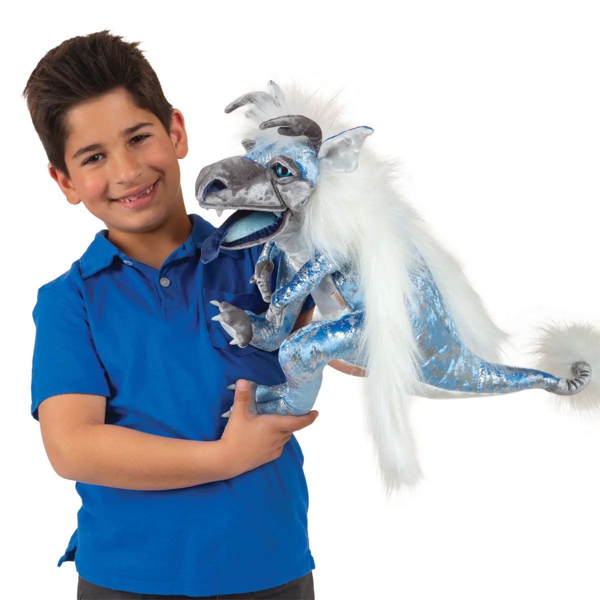 Eisdrache / Ice Dragon-Folkmanis® Puppets