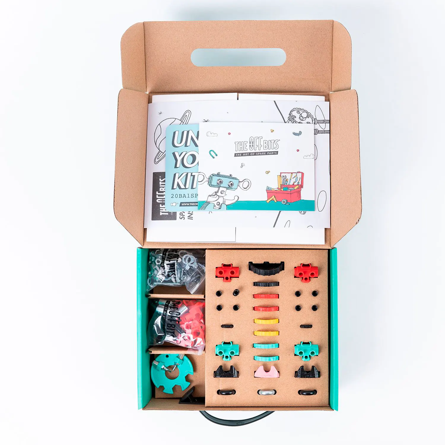 Space mission, suitcase pack more than 150 parts-TheOffbits