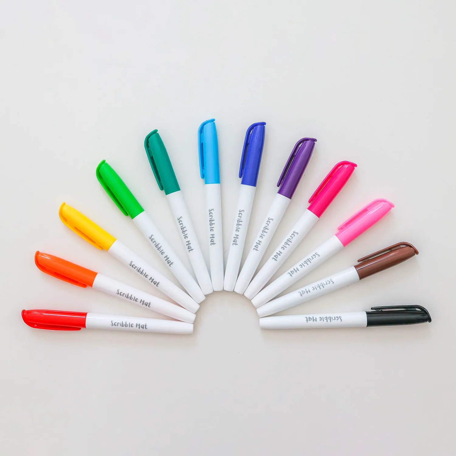 Scribble Mat / Grey Felt Pencil Case-JuegaConmigo
