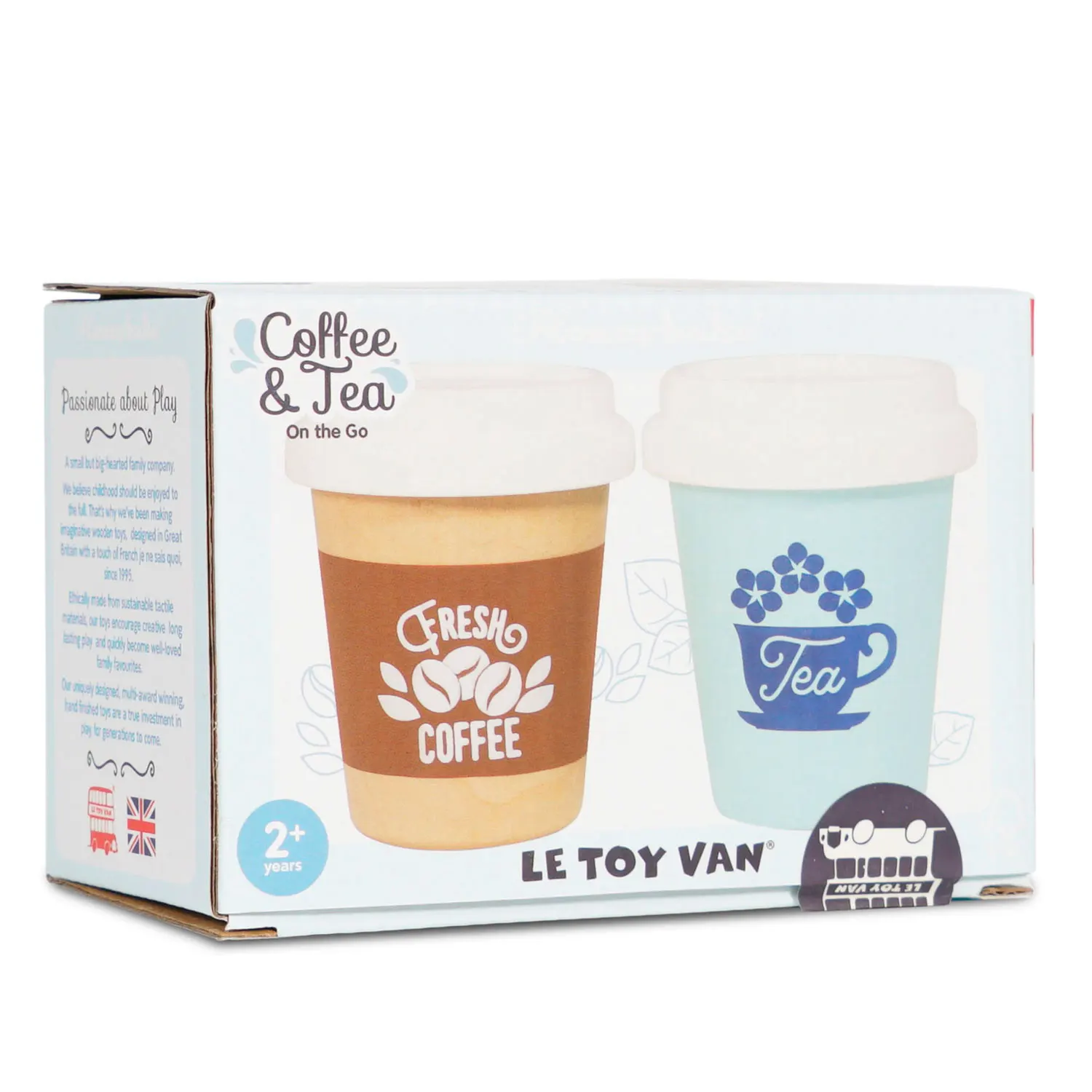 Tea & Coffee Re-Useable Eco Cups/Tee & Kaffee Wiederverwendbare Öko-Becher-Le Toy Van (LTV)
