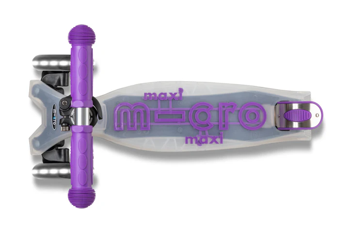 Maxi Micro deluxe flux LED purple-Micro-Mobility Systems