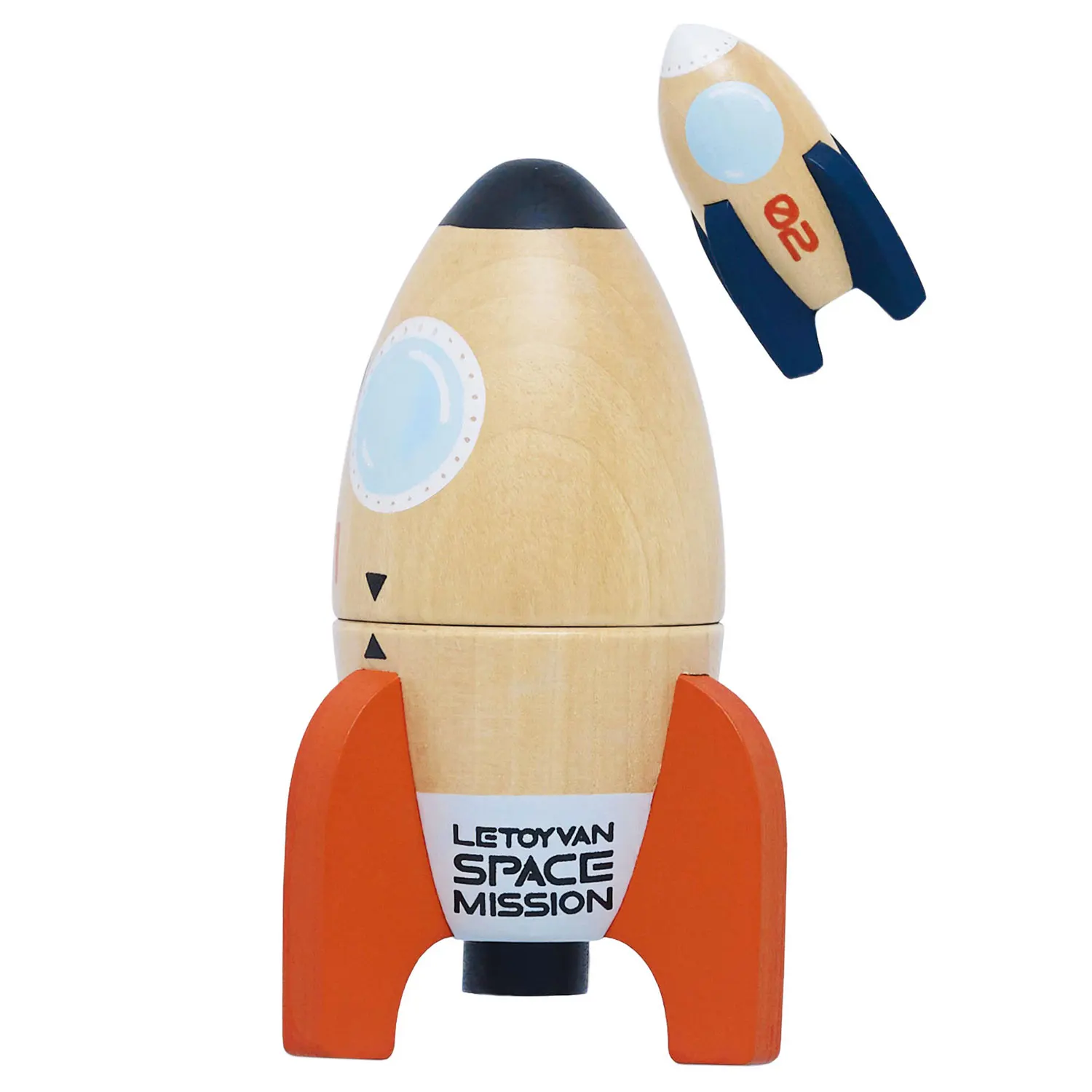 Weltraumraketen Duo /Magnetic Space Rocket Duo-Le Toy Van (LTV)