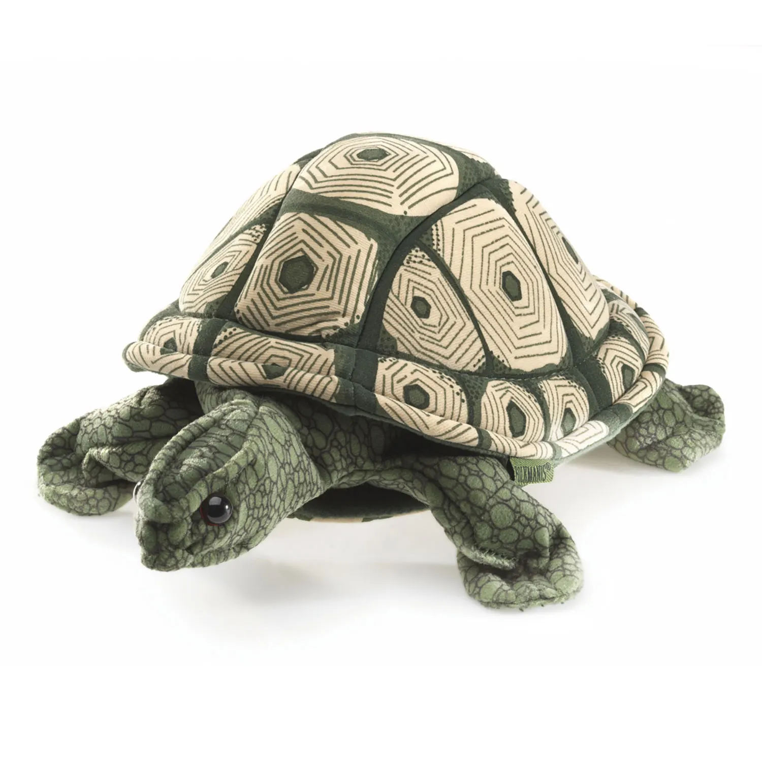 Landschildkröte (helles Muster) / Tortoise-Folkmanis® Puppets