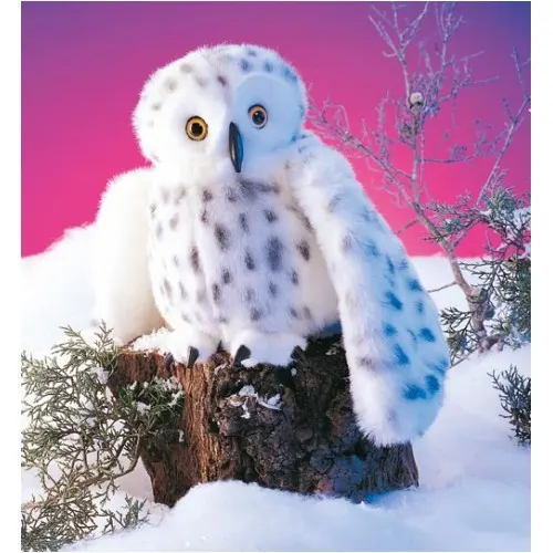 Schnee-Eule / Snowy Owl-Folkmanis® Puppets