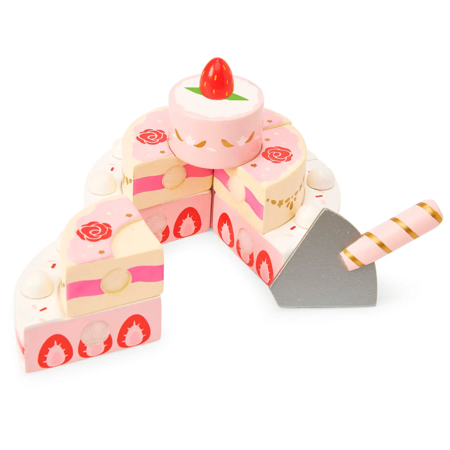 Hochzeitstorte mit Erdbeeren / Sliceable Wedding Cake-Le Toy Van (LTV)