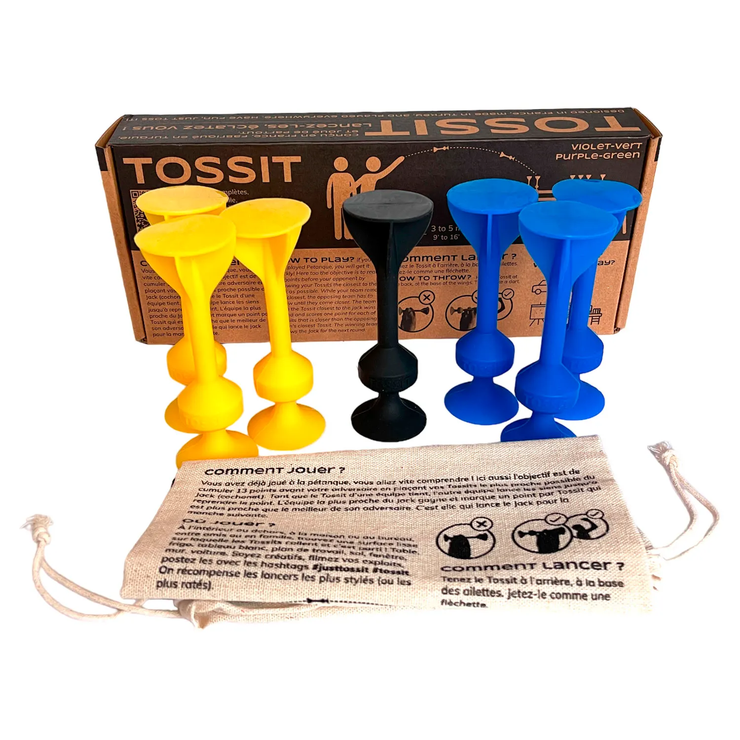 TOSSIT ORIGINAL STARTER PACK gelb / dunkelblau-TOSSIT®