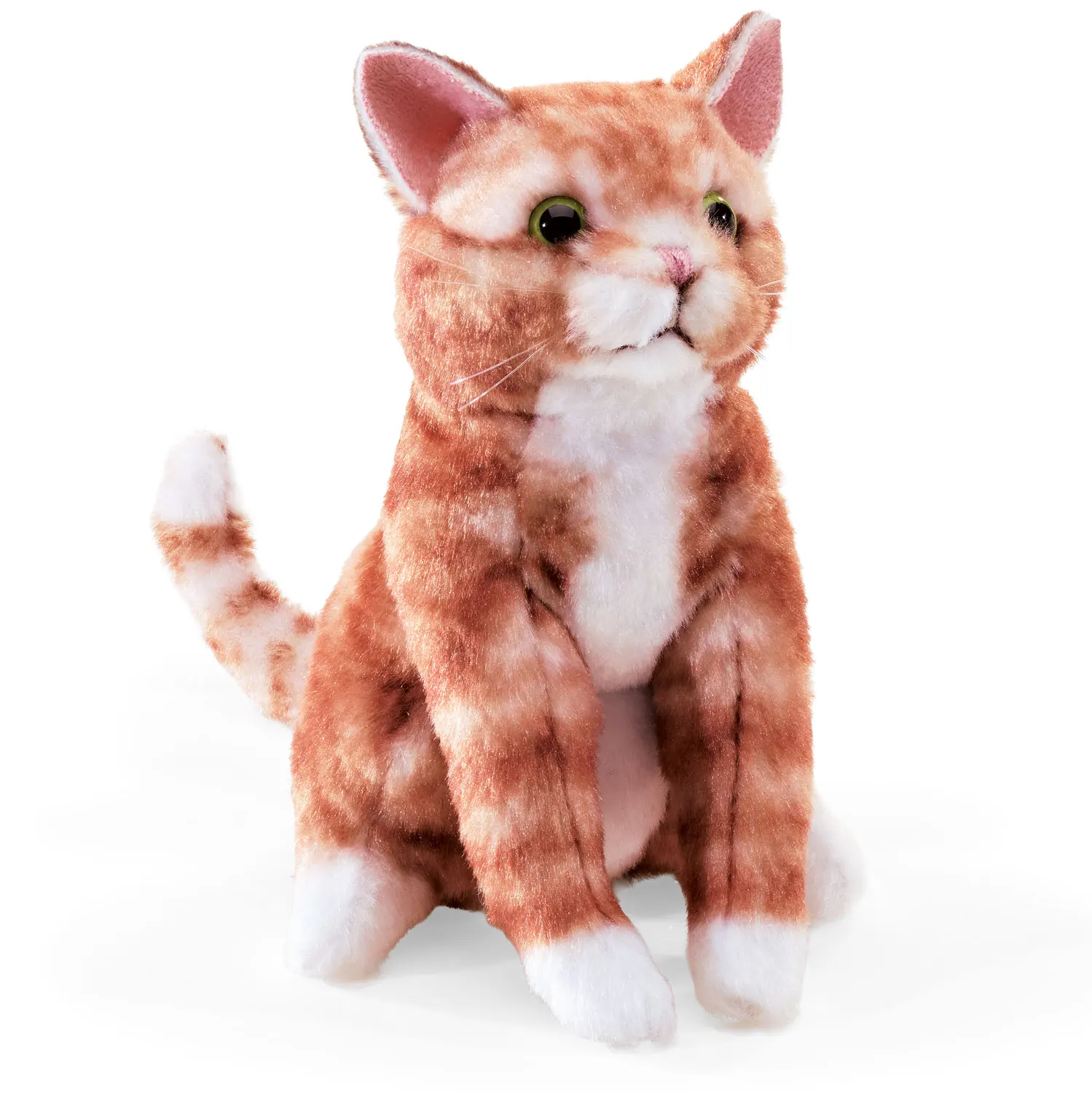 Mini Orange Tabby Cat / Mini Kätzchen, orange-Folkmanis® Handpuppen