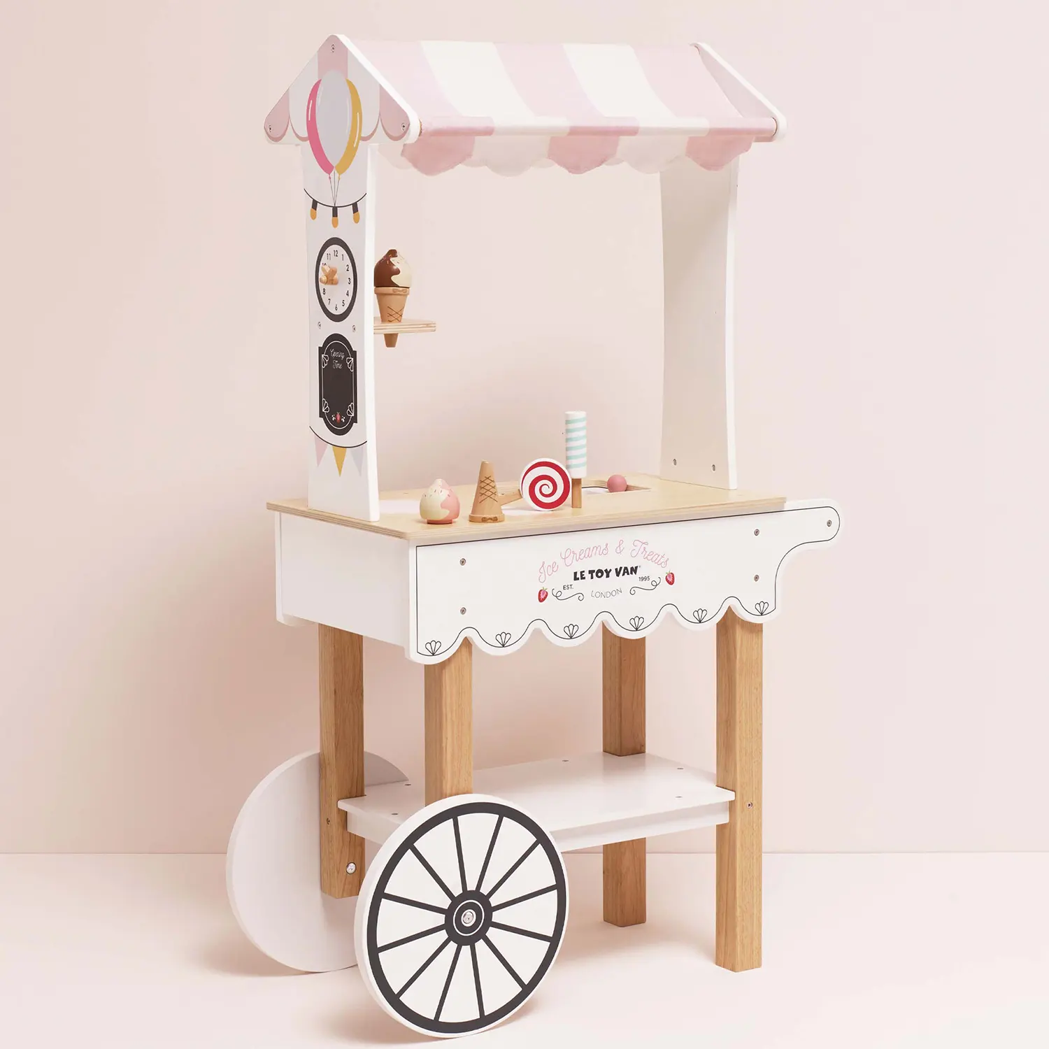 Ice Cream Trolley Market Stall (New Look)-Le Toy Van (LTV)