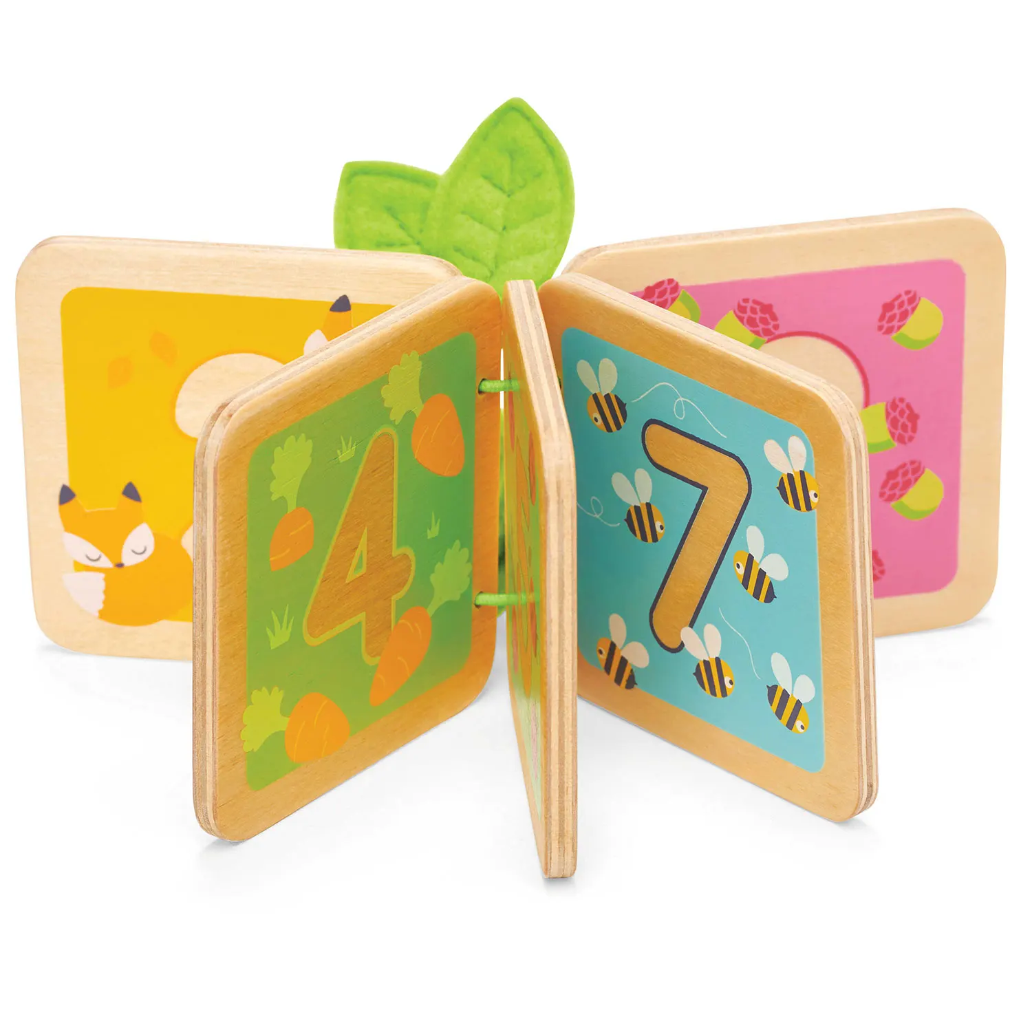 Holzbuch - Zahlen lernen 1 bis 10 / 123 Numbers Wooden Book-Le Toy Van (LTV)