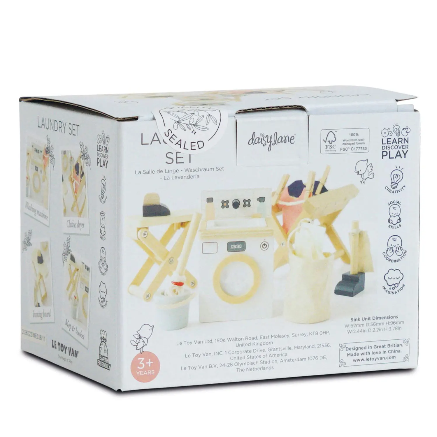 Waschküchen Set / Wooden Dolls House Laundry Room-Le Toy Van (LTV)