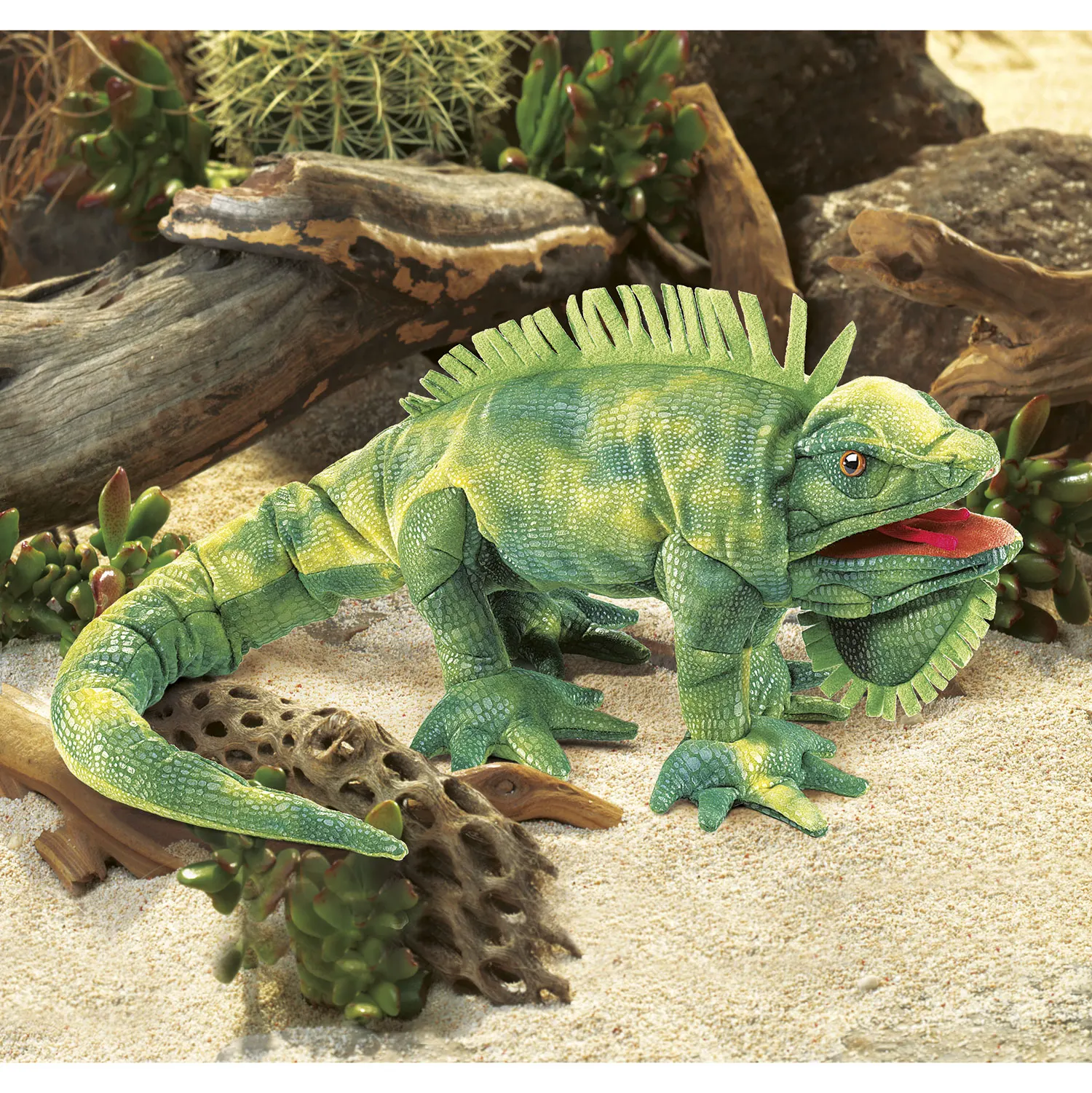 Leguan / Iguana-Folkmanis® Puppets