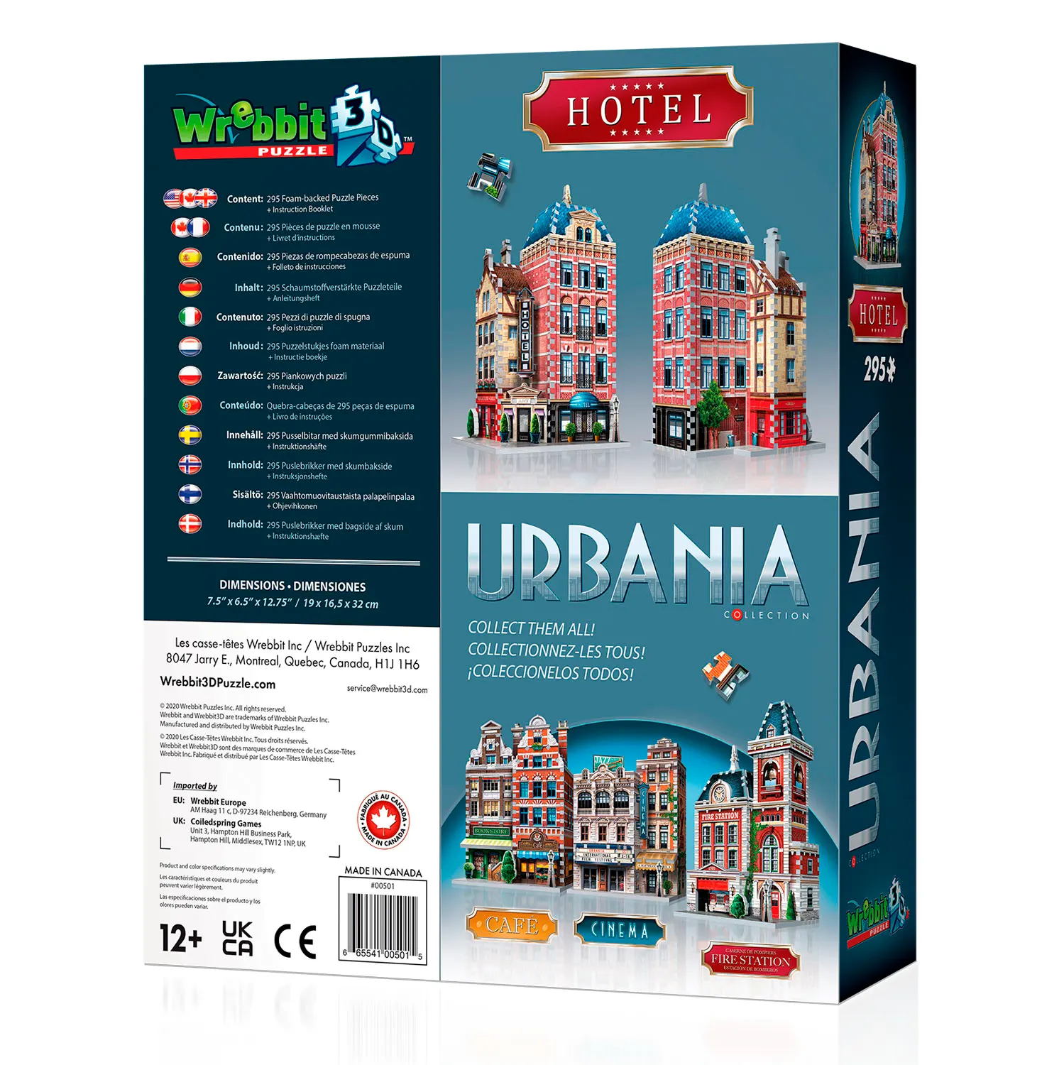Urbania: Hotel-Wrebbit-3D Puzzles