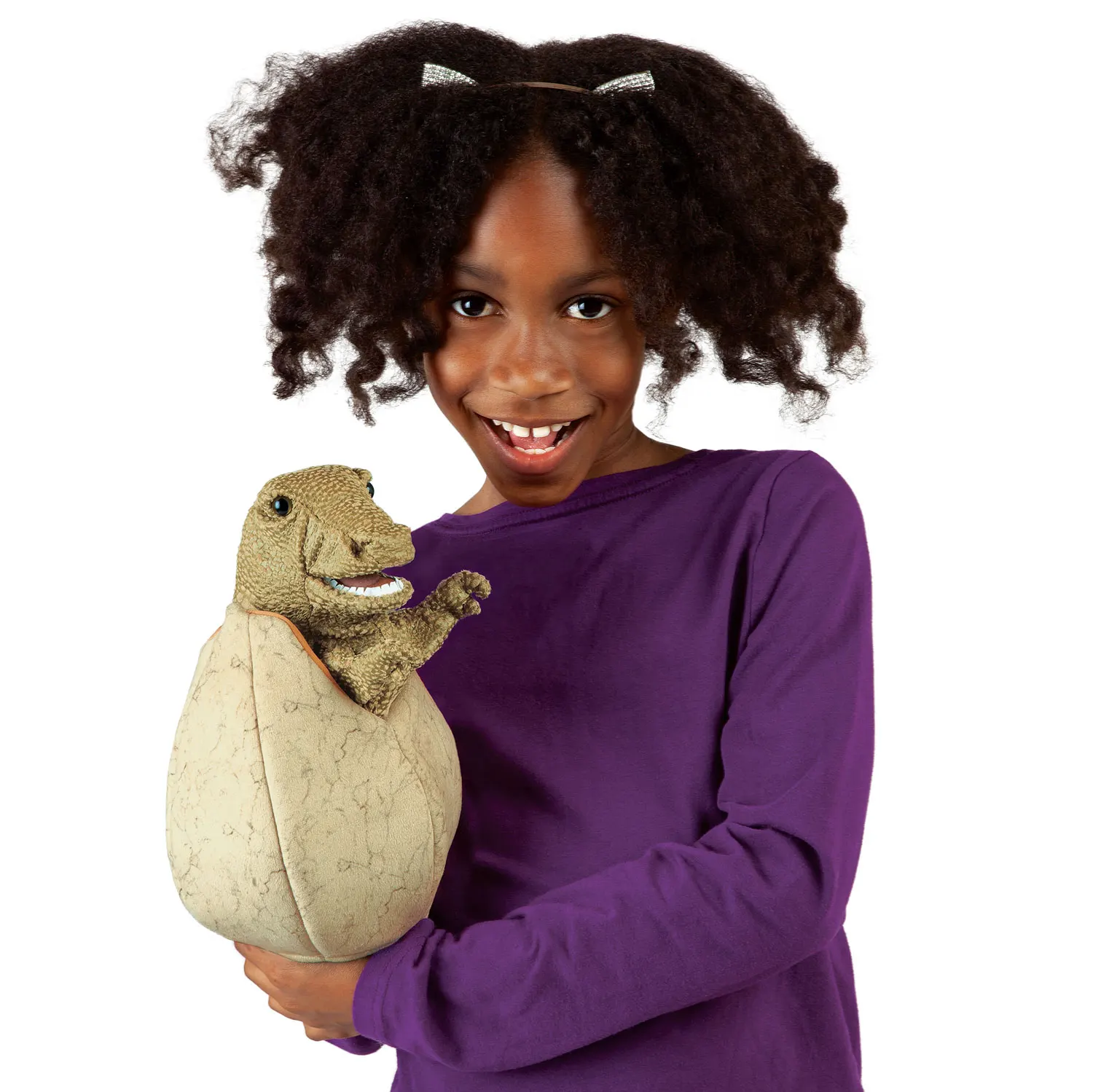 Saurierbaby im Ei / Dinosaur Egg-Folkmanis® Puppets