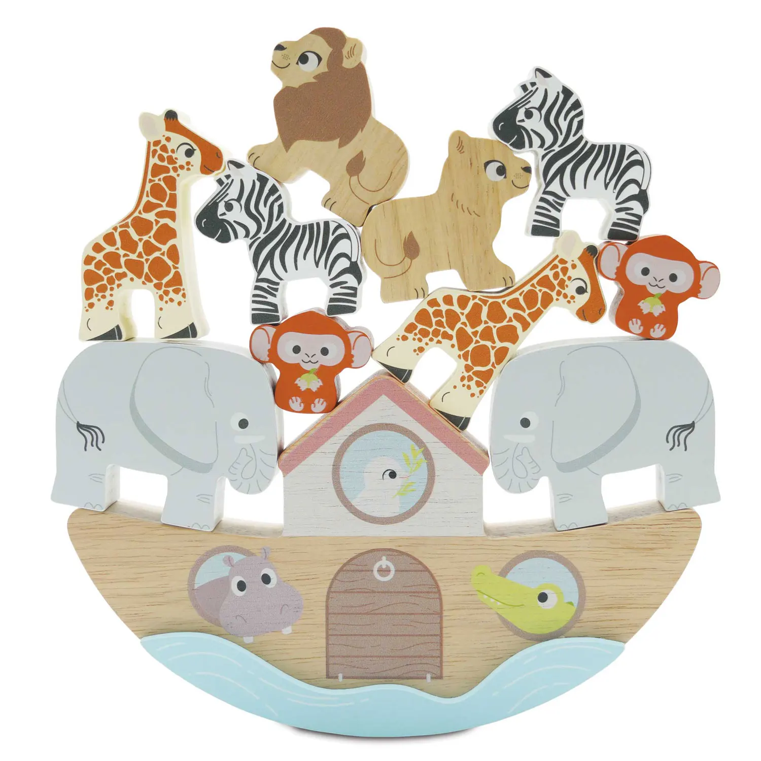 Noahs Balancierspiel / Noahs Balancing Ark Animal Stacker (New Look)-Le Toy Van (LTV)