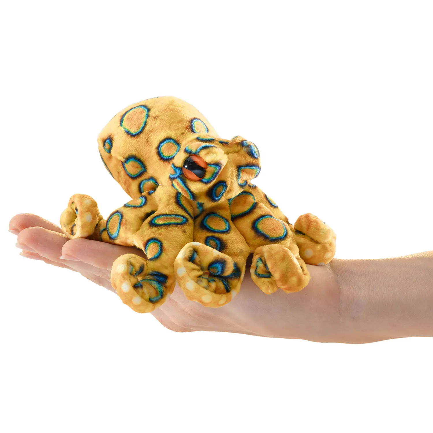 Mini Blue-ringed  Octopus / Mini blaugeringelte Krake-Folkmanis® Puppets