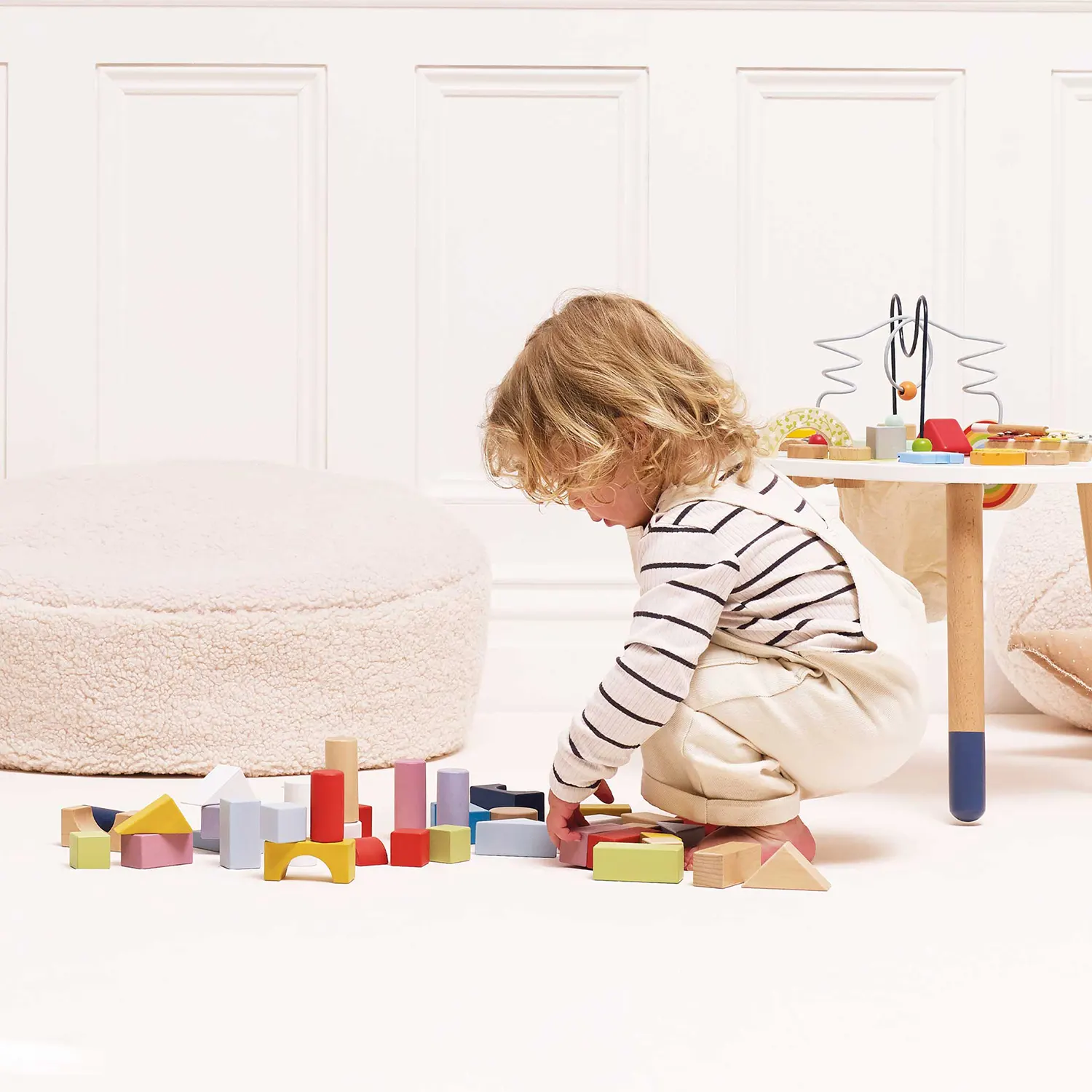 Bausteine & Tasche / Colourful Building Blocks & Bag - 60 pc. (New Look)-Le Toy Van (LTV)