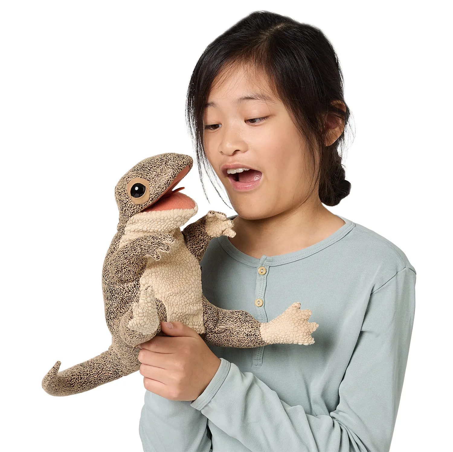 Lizard / Eidechse-Folkmanis® Handpuppen