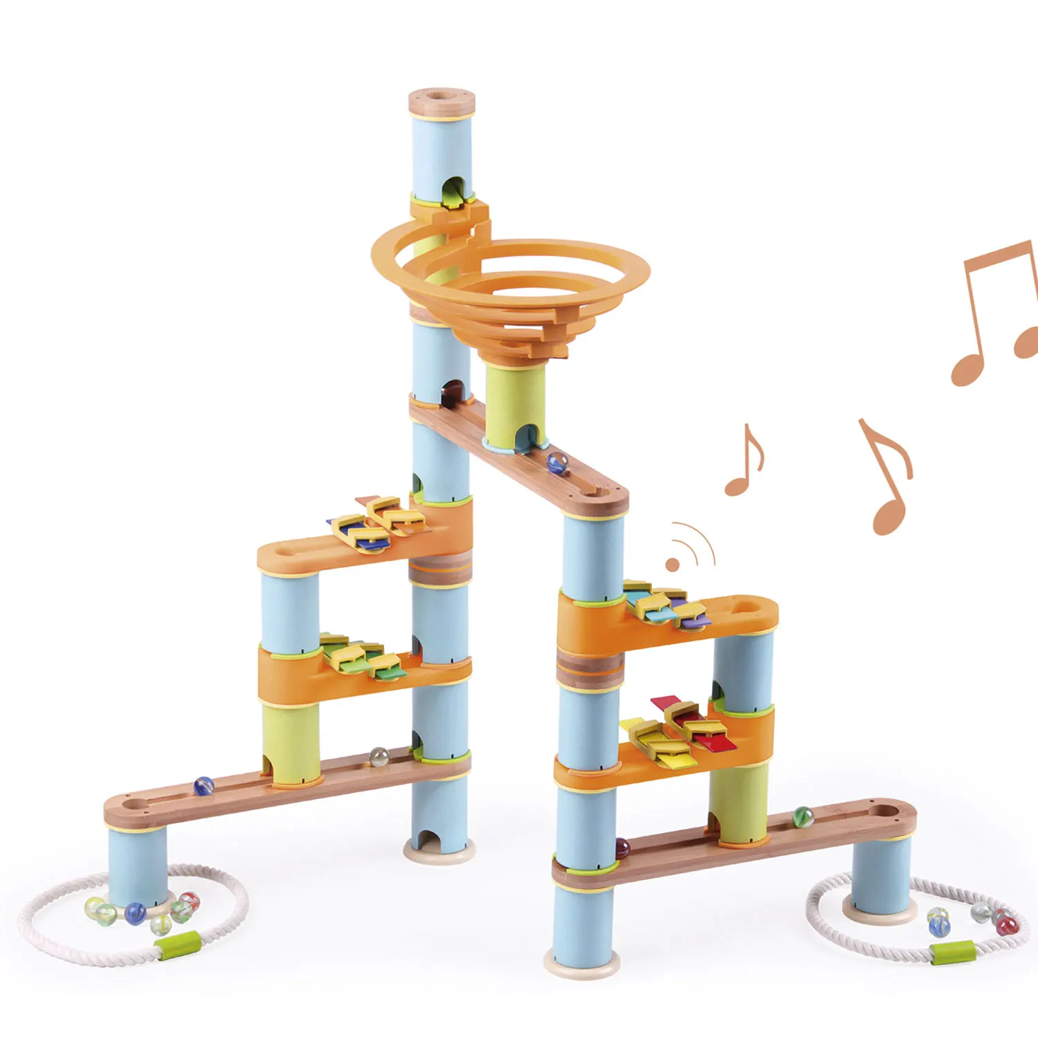 Kugelbahn: Bamboo Build & Run (98 pcs) MUSICAL-JH-products