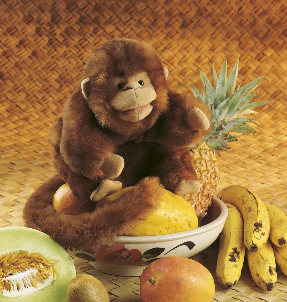 Braunes Äffchen / Monkey-Folkmanis® Puppets