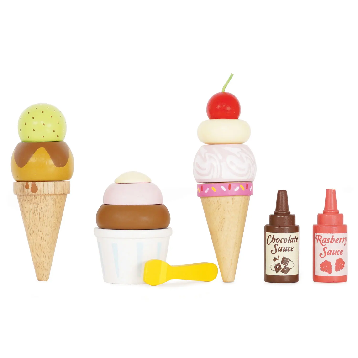 Carlos Eisständer / Wooden Ice Cream Stand & Toppings 2022-Le Toy Van (LTV)